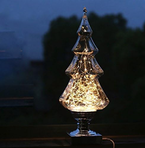 Siminda LED Magic lights Glass cover Silver lanterns bedside bedroom Decorative table lamp Starlight Creative night light