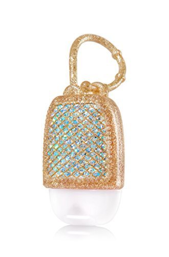 Bath & Body Works PocketBac Hand Gel Holder Gold Sparkle by Bath & Body Works