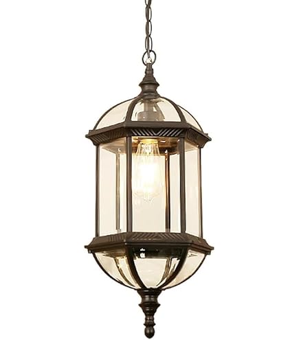 B·LED BARCELONA Lanterna A Sospensione Esterna IP55 – Bianco, Attacco E27 – Design Classico Made In Italy - 5