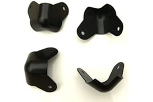 Jellyfish Audio Set of 4 Black Metal Corner Protectors Guitar Loudspeaker & PA Amplifier Cabinet