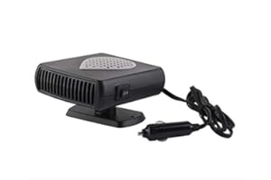 Version purifiée de chauffage de voiture 12 V/24 V 150 W, désembueur de dégivreur de ventilateur de refroidisseur de chauffage rapide portable TOTMOX 2-en-1, chauffage d'allume-cigare