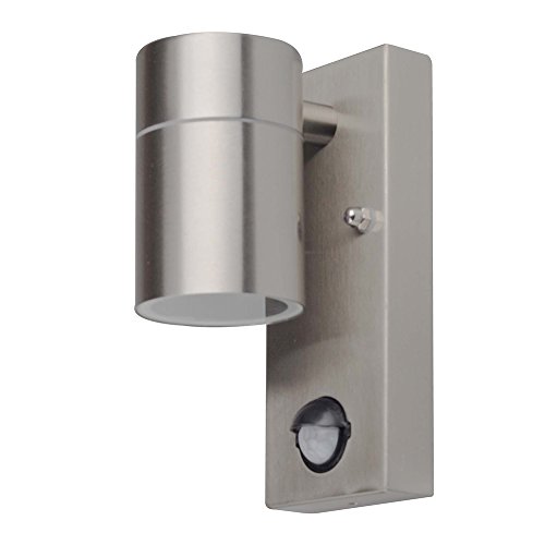 Grafner® Edelstahl Außenleuchte mit Bewegungsmelder Wandlampe Down Aussenlampe IP44 26BPIR