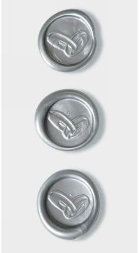 Silver Wedding Rings Wax Seals For Craft Card Making Scrapbooking
