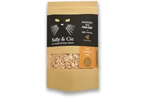 SALLY & CIE Croquette Barf : Filet de Poulet haché Lyophilisée pour Chat