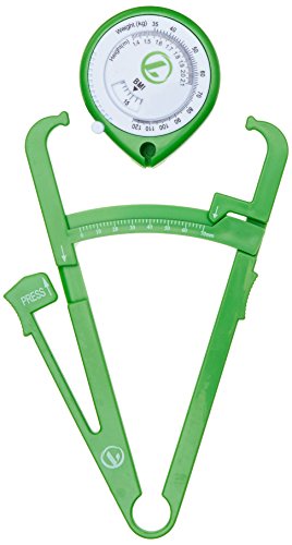 LAZURA Caliper Körperfettmessgerät & Maßband | Online-Rechner & Tracking-Plan | inkl. BMI-Test | Robuste Mechanik | All-In One Edition | Ausführliche deutsche Anleitung | Designed in Germany