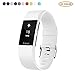 Produktbild FatcatBand Fitbit Charge 2 Armband, Klassisch Verstellbares Ersatz weiches Silikon Sporty Wrist Strap Band Armbanduhr Uhrenarmband Schlaufe Armbänder für Fitbit Charge 2 Smartwatch