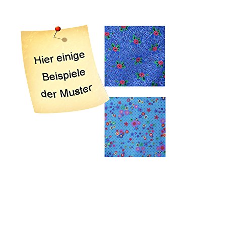 Schürze Kittelschürze „Sarah“ ohne Ärmel Gr. 44/46, Dederonschürze, Küchenschürze, Ostalgie, DDR-Schürze, Kittel, Ostkittel - 3
