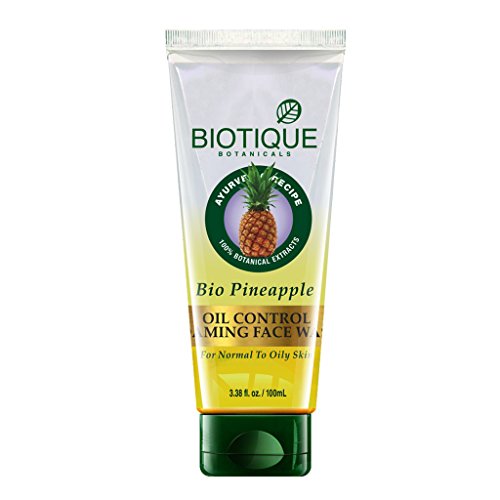 Biotique Bio Pine Apple Oil Balancing Face Wash for Oily Skin Types, 100ml RS.89 (25.00% Off) - Amazon