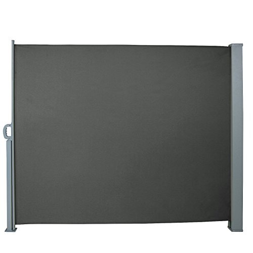 Jago Ausziehbare Seitenmarkise - Farbauswahl/Größenauswahl 160x300cm 180x300cm 200x300cm - Windschutz für Balkon, Terrasse, Garten, Sichtschutz, Seitenwandmarkise, Seitenrollo, Sonnenschutz – Bild 4