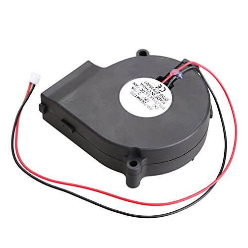 Demiawaking Bürstenlos DC Kühlgebläse Lüfter Hülsenlager 7525S 12V 0.18A 75x33mm - 5