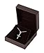 Sterling Silver and Sparkling zirconium Cross necklace for baby. Ideal to celebrate a Birth, Baptism or Christening.