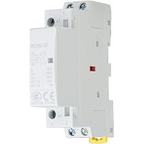 Contacteur AC JOYELEC 25A 230V | 2P NO | Montage Rail DIN | Pour Automatisme Domestique | Silencieux <15dB