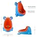 OneCreation Baby Boy Potty - Perfect Cute Frog Training Urinal for boys with Whirling Target - Making it Fun and Easy Stress Free to Potty - Blue