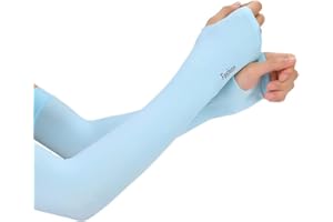 KANGKAI Arm Sleeves, SUN UV Protection Ice Sleeves for Driving Cycling Golf Basketball Warmer Cooling Arm Sleeves UPF 50 Sunblock Protective Gloves for Men Women Adults Covering Tattoos