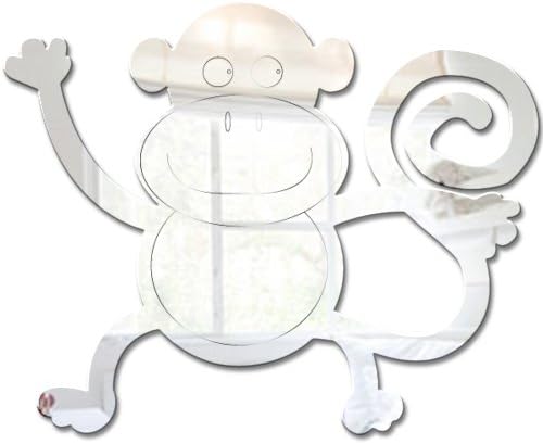Mungai Mirrors 60cm Jungle Monkey Acrylic Mirror