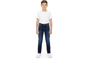 A2Z 4 KIDS A2Z Kids Boys Relaxed Straight Fit Jeans for Teens Stretchy Comfortable Cotton Loose Fit Jeans Age 5-6, 7-8, 9-10, 11-12, 13 & 13-14 Years