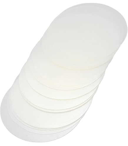 PATIKIL 2,6 Zoll (65 mm) Badge Folie, 100 Stück Transparente Kreis Mylar Kunststoff Badge Schutzfolie für 2,2 Zoll (56 mm) Runde Badge Button Maker Zubehör DIY Kunsthandwerk