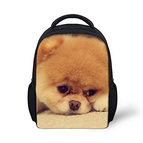 Preisvergleich Produktbild Niedlicher Rucksack für Kleinkinder Hundedruck 12 Zoll Kleine Umhängetasche Daypack (Color : -, Size : -)