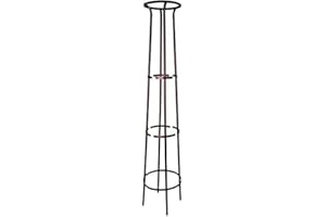 Louis Moulin 3816 Tuteur Colonne Corset Col Evasé Métal Fer Vieilli 200 cm