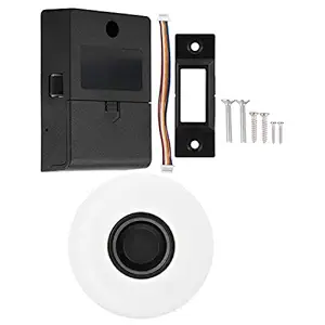 Fingerprint Combination Lock, Smart Semiconductor Touch Keyless Lock, Digital USB Charging for Drawer Cabinet Gym Locker Sauna Locker