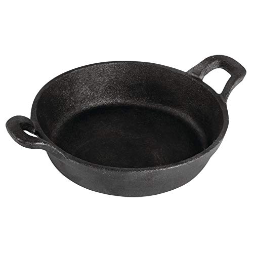 Olympia Plat rond en fonte avec poignées, 180 mm, ustensile de cuisine ultra-résistant