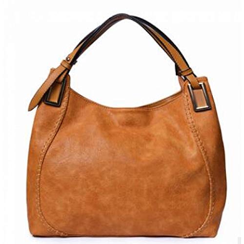 GMYANDJB Fashion Women Shoulder Bags Vintage Large Tote Bags Female Solid Handbags Luxury Designer Causal Leather Crossbody Bag sac