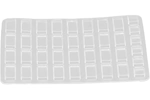 harayaa Miniatur Ziegelform, DIY, Handgefertigt, Reißfest, Wiederverwendbar, Mini Ziegel Silikonform für Puppenhaus Modellmaterialien, Mikrogarten Zubehör, Backstein und halber Backstein