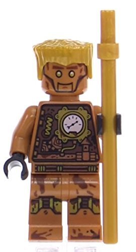 Preisvergleich Produktbild LEGO Ninjago Minifigure - Echo Zane Nindroid with Gold Staff (70594) by LEGO