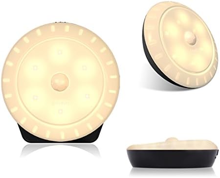 CeSunlight Motion Sensor Light, Rechargeable Battery Operated Closet Light, Auto On/Off Stick-On Anywhere For Closet, Cabinet, Stairs, Drawer, Wardrobe (3-Pack)