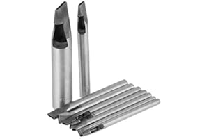 ACOGEDOR Punzone di cuoio di forma ovale, punzone di cuoio da 2 mm, nove diverse misure, per scarpe, borse, portafogli, cinture, pelletteria fatta a mano