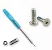 Produktbild Original smartec24® iPhone 4 4S Schraubenzieher blau + 1x pentalobe Schraubenset Schraubendreher 5-Stern Pentalobe Torx Scout Werkzeug