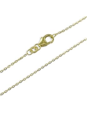 *333 Gold Damen Kinder Kette Ankerkette diamantiert 1,1mm 45cm*