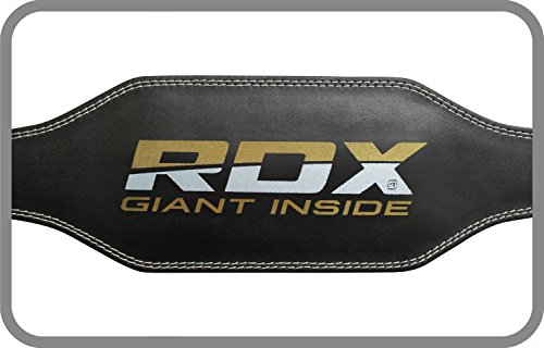 RDX 6” Gewichthebergürtel Rindsleder Bodybuilding Crossfit Fitness Trainingsgürtel Powerlifting Gym Krafttraining weightlifting Belt - 7