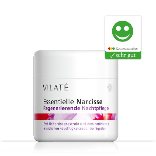 Vilate Narcisse glättende Nachtcreme - Für die Haut ab 30, wirkt sofort gegen die ersten und zweiten Fältchen
