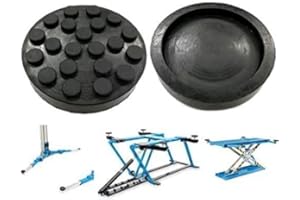 FSR Kit 4 TAMPONI in Gomma 125mm per Ponte di Sollevamento RAVAGLIOLI OMCN Blocco ELEVATORE Sollevatore Auto