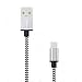 Produktbild Hanbaili [1 Packung] 6.6ft / 2Meter Typ C Kabel, Nylon Geflochtene USB 3.1 Daten-Ladekabel für Samsung S8 S8 + Note8 LG Nexus HTC