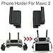 Produktbild Tablet Halterung Clip Handy Halter für DJI Mavic 2 Pro / Zoom Drohne | Mini Portable Widen Telefon Handy Halter iPad Tablet Halterung Faltbare Tablet Ständer Halter Extender (Schwarz)