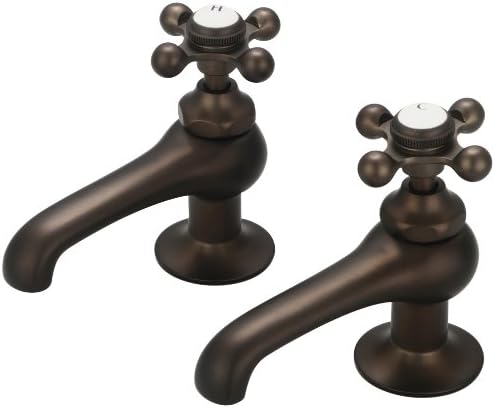 Water Creation F1-0003-03-PL Vintage Classic Basin Cocks Lavatory Faucet by Water Creation