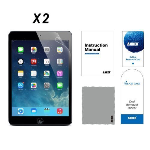 [2-Pack] Anker Clear Schutzfolie für iPad Mini 3, iPad mini mit Retina iPad mini 2, iPad mini Displayschutz Screen Protector – Klar – High Definition (HD) – Schmutzresistent - 5