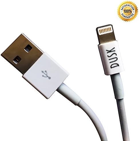 Dusk® 8 Pin Charger and Sync Lead, Cable for iPhone 5, 5s, 5C, 6, 6S, 6 PLUS, iPad Mini, iPad mini 2, iPad 5, iPad 4G, iPod Touch 5G, Nano 7G**FREE UK DELIVERY** (One Year Manufactures Warranty)
