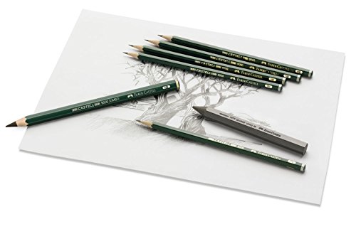 Faber-Castell 119099 Bleistift 9000 Art Set, 3 Stück, Härtegrad 4B, 6B und 8B - 2