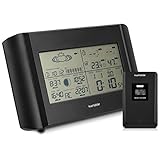 VISIBILIDAD DEL PRONÓSTICO DEL TIEMPO : La luz azul del fondo de la pantalla grande de este reloj no deslumbra.