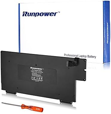 Runpower New Laptop Battery for Apple A1245 A1237 A1304 MacBook Air 13" (only for Early 2008 Late 2008 Mid 2009 Version) + One Free Screwdriver - 18 Months Warranty [Li-Polymer 4-cell 37Wh/5100mAh]