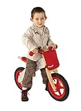 Janod 4503240 – Racing Laufrad verstellbarer Sitz von 39 bis 44 cm, rot - 2