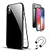 Produktbild QINPIN Für iPhone 7/8/7Plus/8Plus/6/6s/6Plus/6sPlus/X Magnetische Adsorption Metallhülle + Gratis gehärtetes Glas