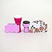 Nail Art Stamper & Scraper Set Tools Super Soft Squishy Silicon Stamper and Plastic Scraper