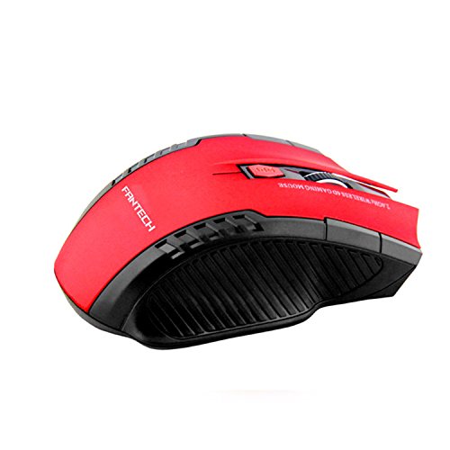 ZARU Inal mbrico Para el rat n ptico sin hilos portable del juego del ordenador port til de la PC 2 4Ghz Reenviar si est roto Rojo reviews ZARU Inal mbrico Para el rat n ptico sin hilos portable del juego del ordenador port til de la PC 2 4Ghz Reenviar si est roto Rojo