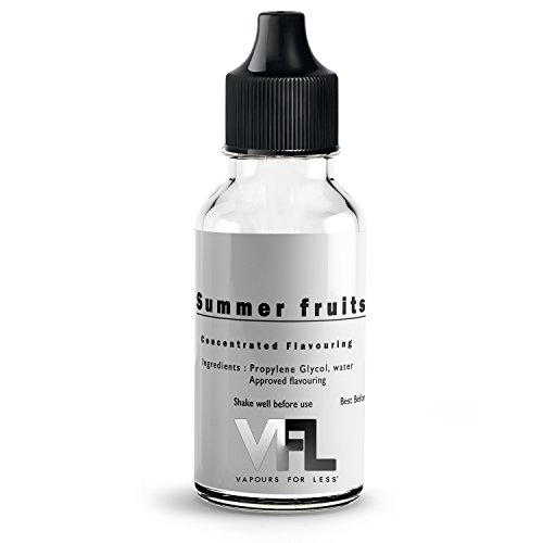 Heisenberg E Liquid Concentrate Flavour for DIY Mixing 30ml, Over 60 premium quality concentrated flavours - 0mg Nicotine free (Summer fruits)