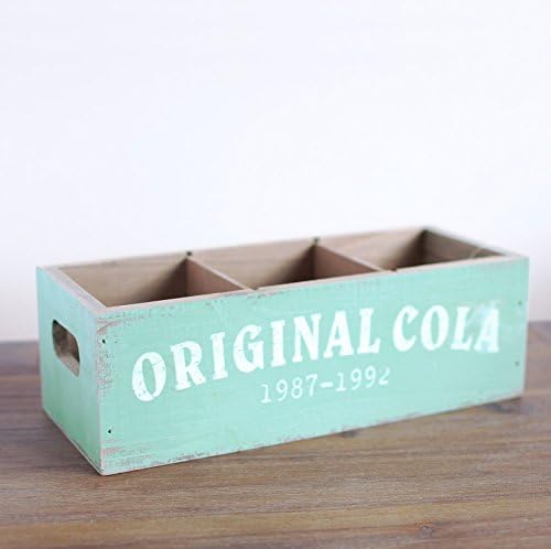 Wooden Display Tray Box Can Bottle Holder Retro Storage Rack ~Original Cola