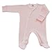 BabywearUK Pink stripe Cross body Sleep Suit - Newborn - British Made